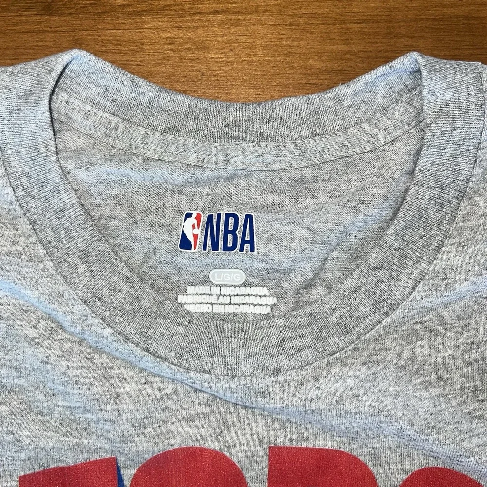 NWOT Paul George Los Angeles Clippers  Men's Large Short Sleeve T Shirt Gray - Picture 5 of 6